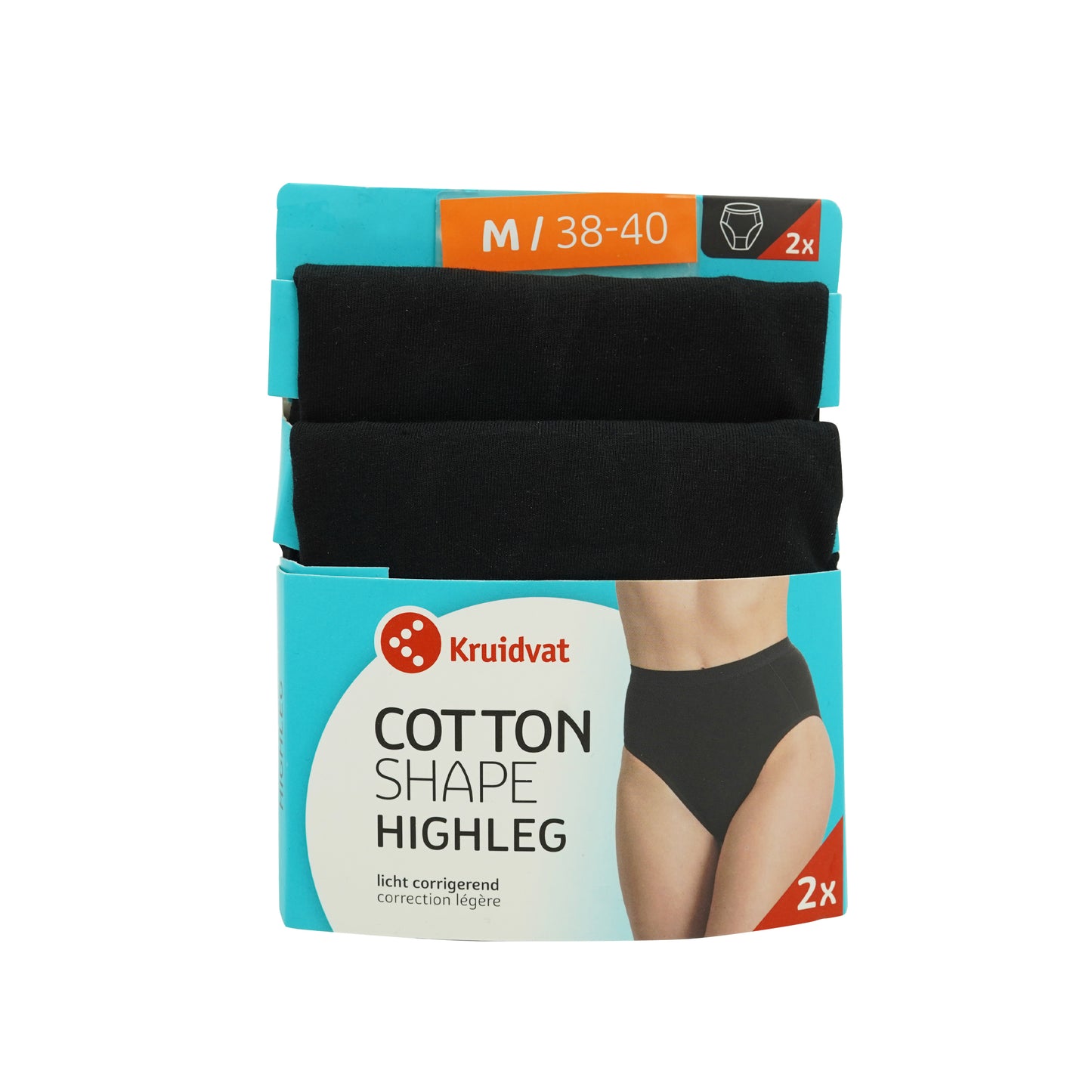 M-SET 2 CHILOT COTTON SHAPE HIGHLEG KRUIDVAT