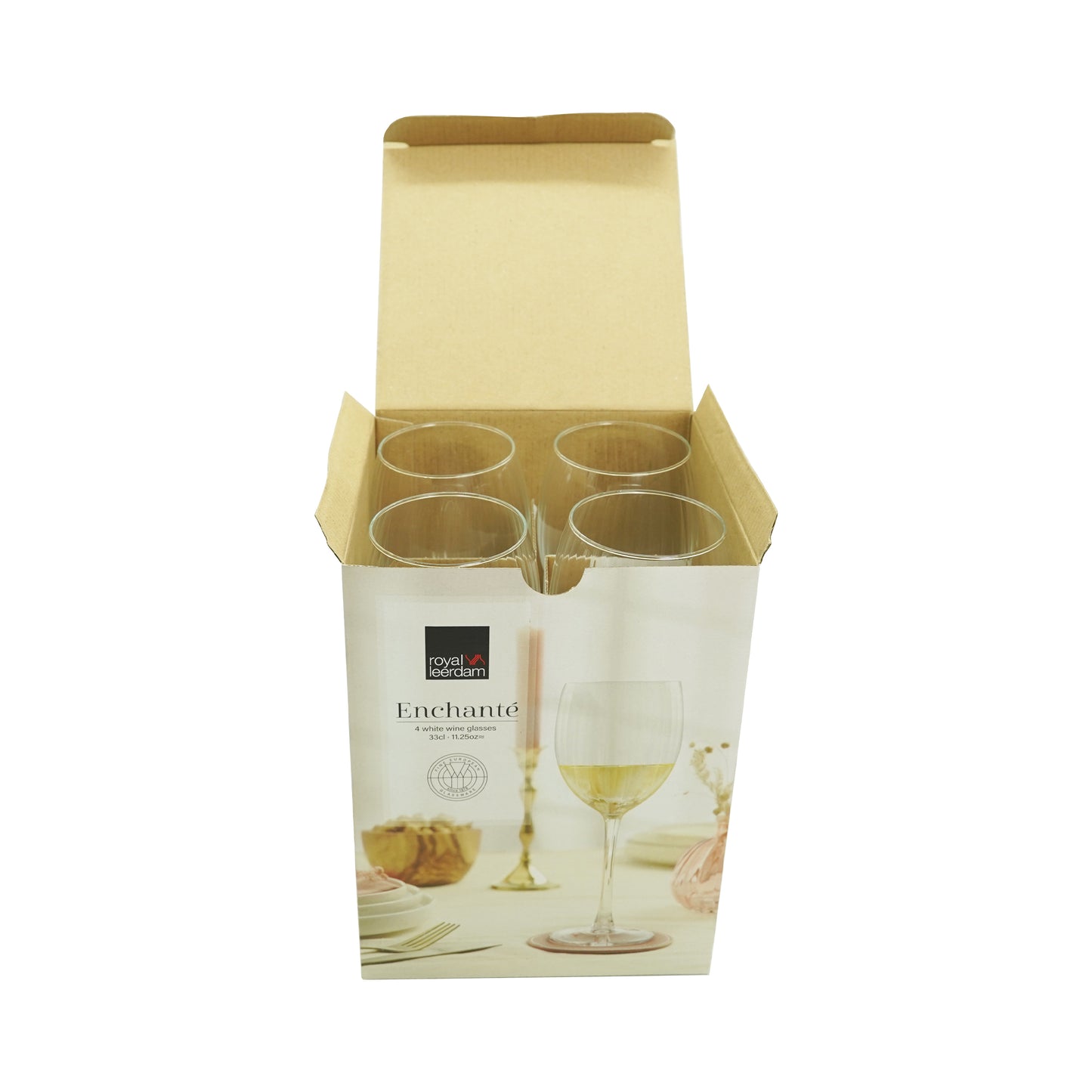 Set 4 pahare pentru vin enchante royal leerdam