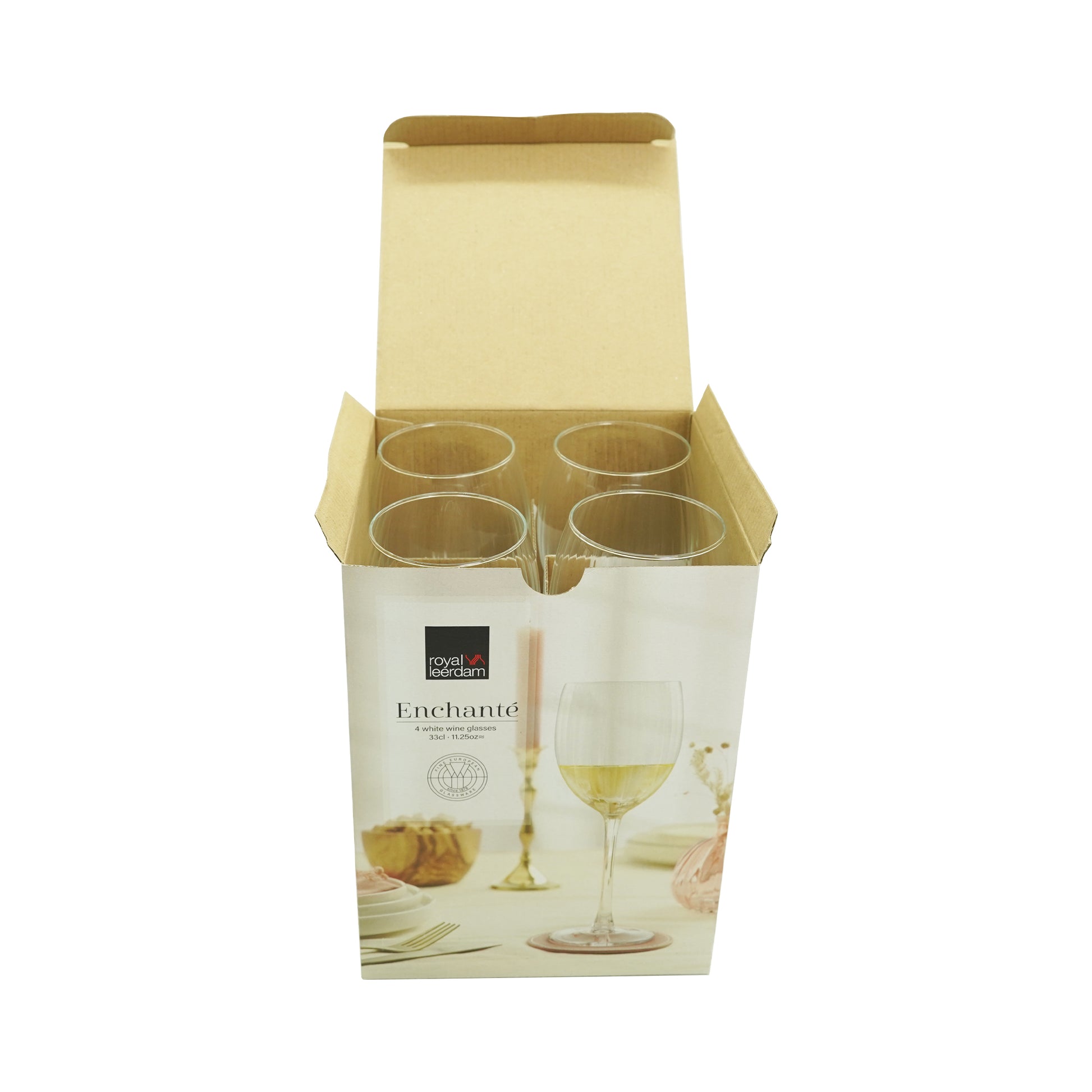 Set 4 pahare pentru vin enchante royal leerdam