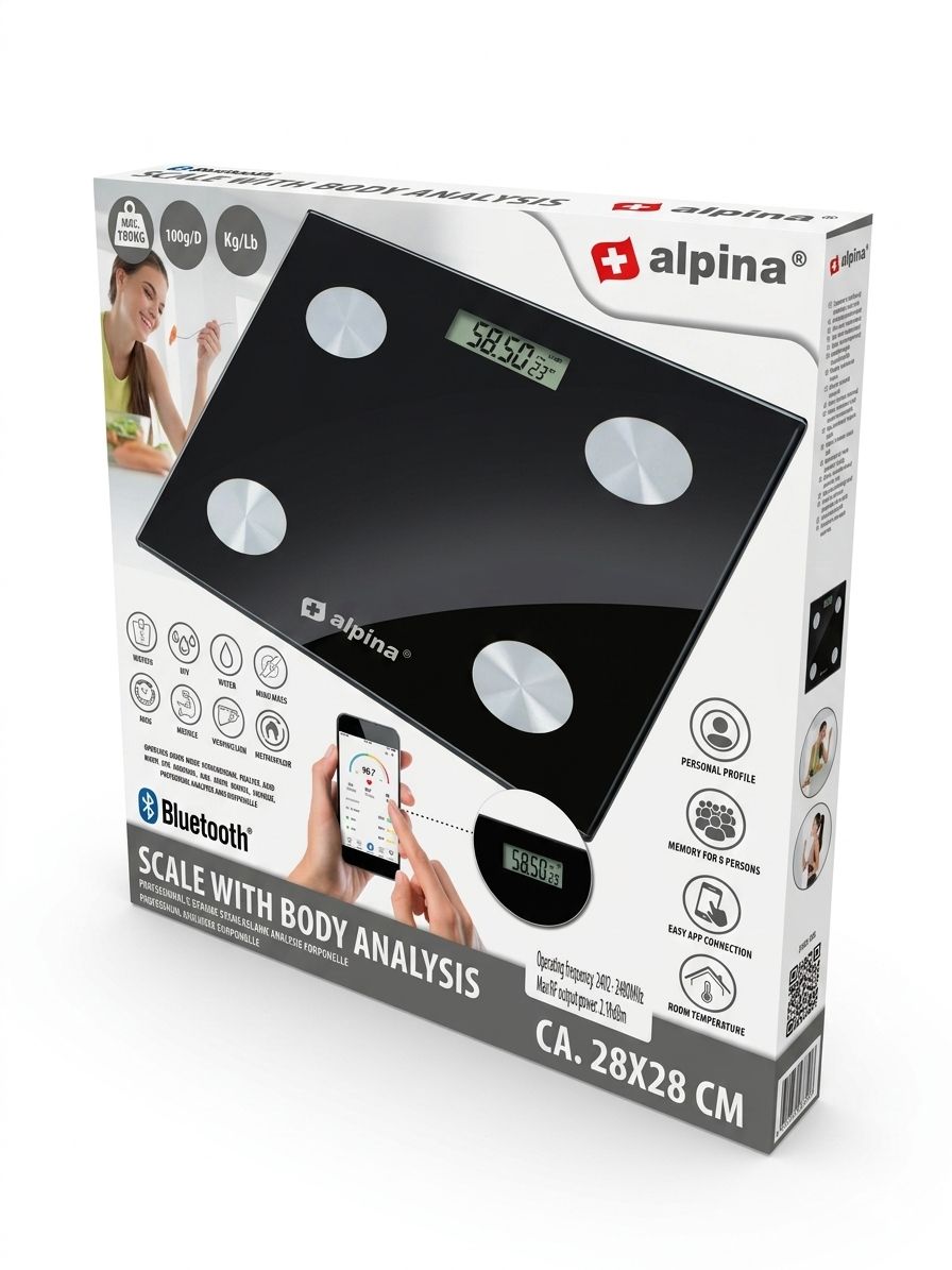 Cantar smart cu analiza corporala alpina