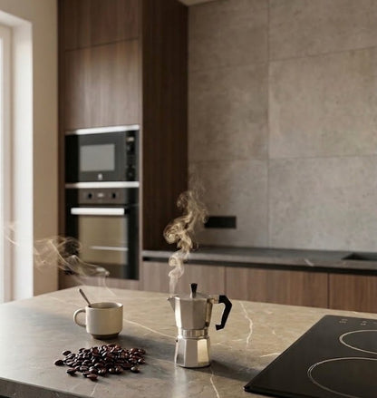 Mini cafetiera clasica din aluminiu, Cubana