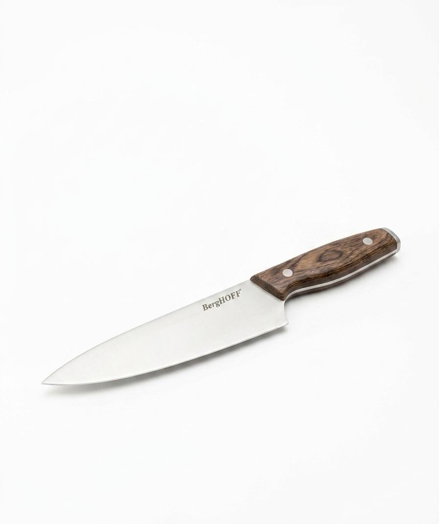 Cuțit universal profesional BergHOFF, lama inox 20cm, ergonomic, maner din lemn de frasin