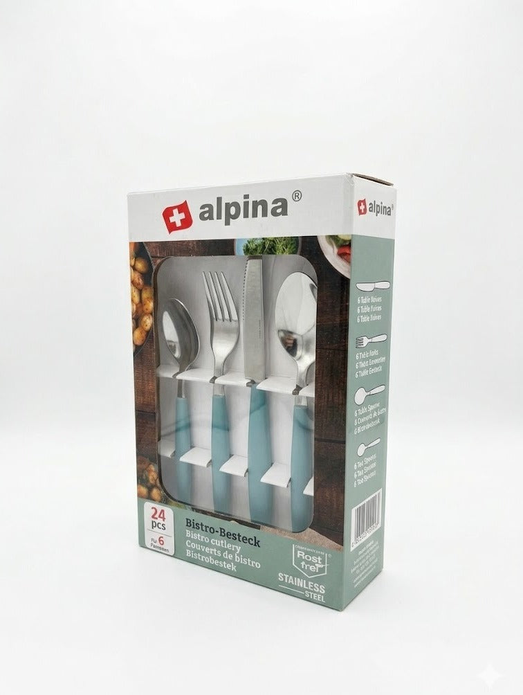 Set 24 tacamuri din inox, Alpina