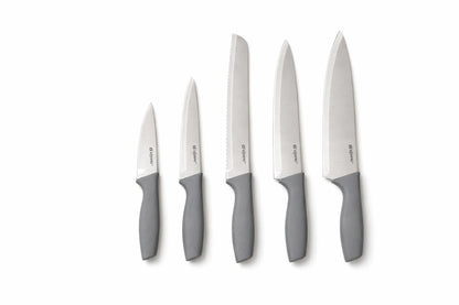 Set 5 cutite cu suport rotund, Alpina