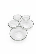 Set 5 boluri din sticla Gusto Casa