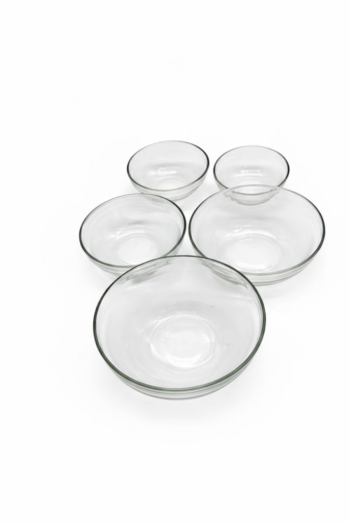 Set 5 boluri din sticla GUSTO CASA