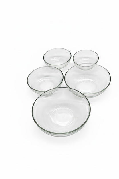 Set 5 boluri din sticla GUSTO CASA