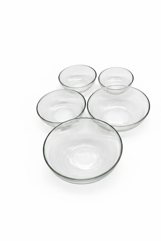 Set 5 boluri din sticla GUSTO CASA