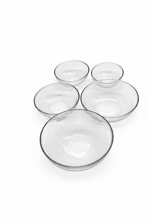 Set 5 boluri din sticla GUSTO CASA