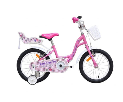 Bicicleta 20“ pentru copii cu varsta intre 6 - 9 ani, inaltime 120 - 135 cm, Splendor BIC20 (albastru, verde, mov, roz, turcoaz, gri)