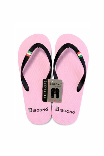 Slapi de plaja Bisogno, roz