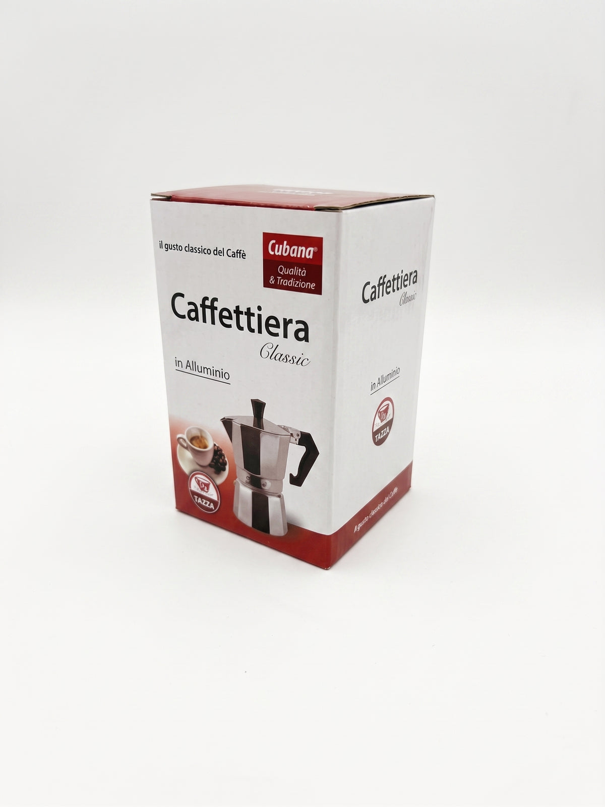 Cafetiera espresso moka din aluminiu Cubana Classic, 1 ceasca, argintiu