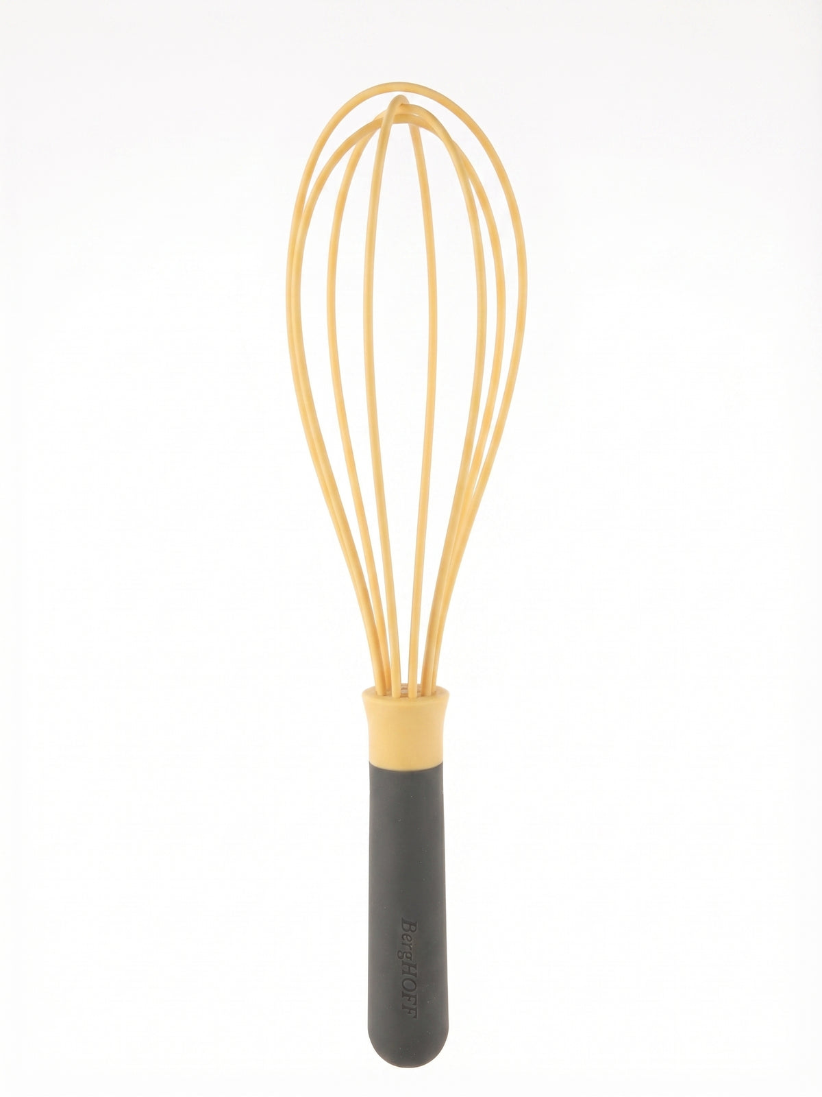 Tel pentru bucatarie din silicon BergHOFF Leo, anti-zgariere, maner soft-touch, lungime 28 cm, bej/gri