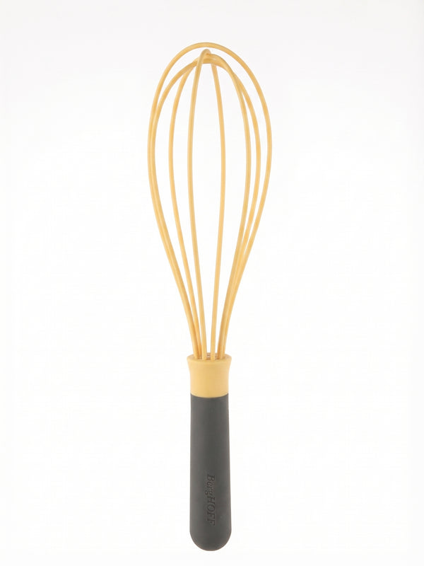 Tel pentru bucatarie din silicon BergHOFF Leo, anti-zgariere, maner soft-touch, lungime 28 cm, bej/gri