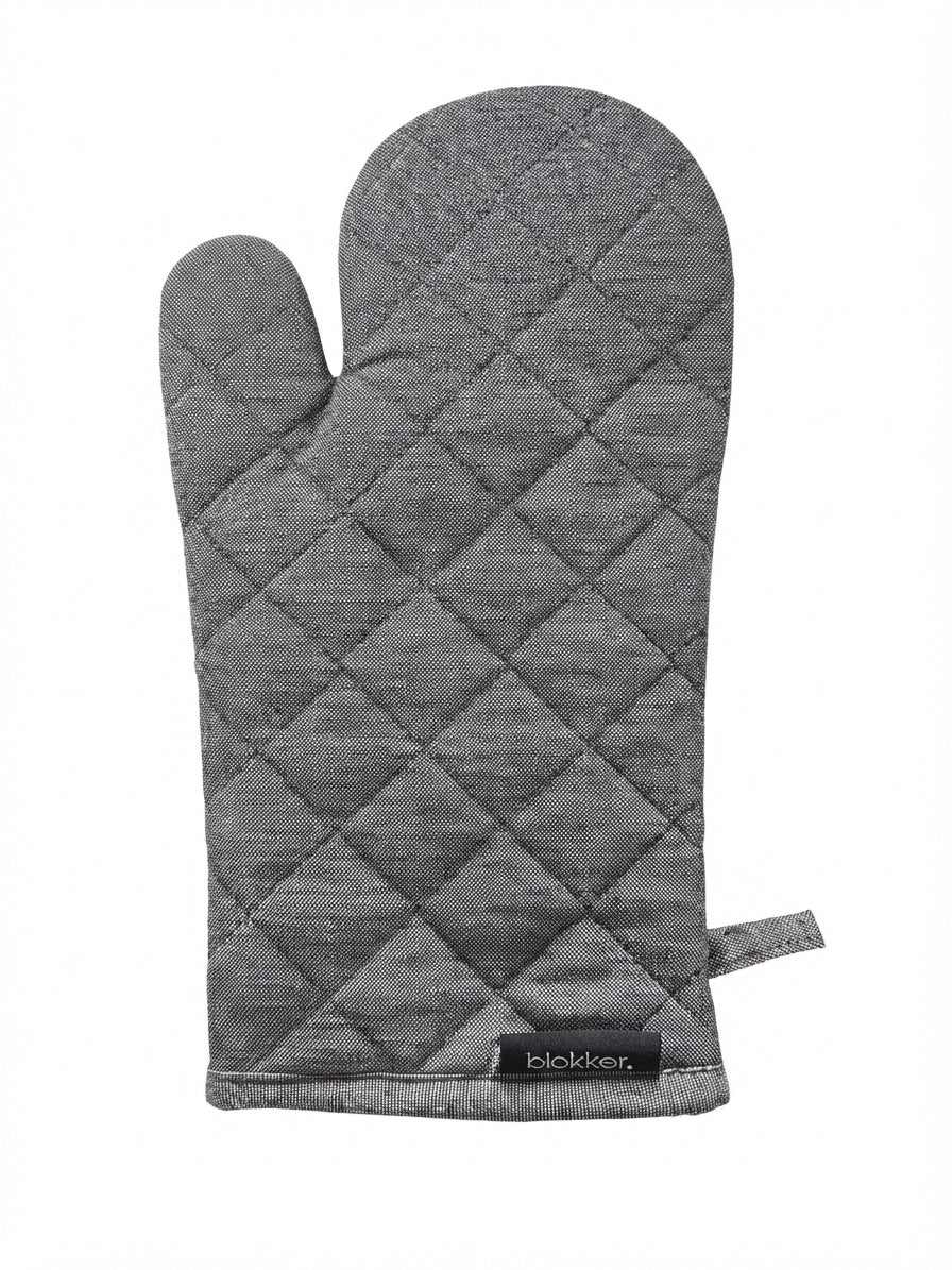 Manusa de cuptor Blokker Chambray din bumbac organic 19.5 x 28 cm