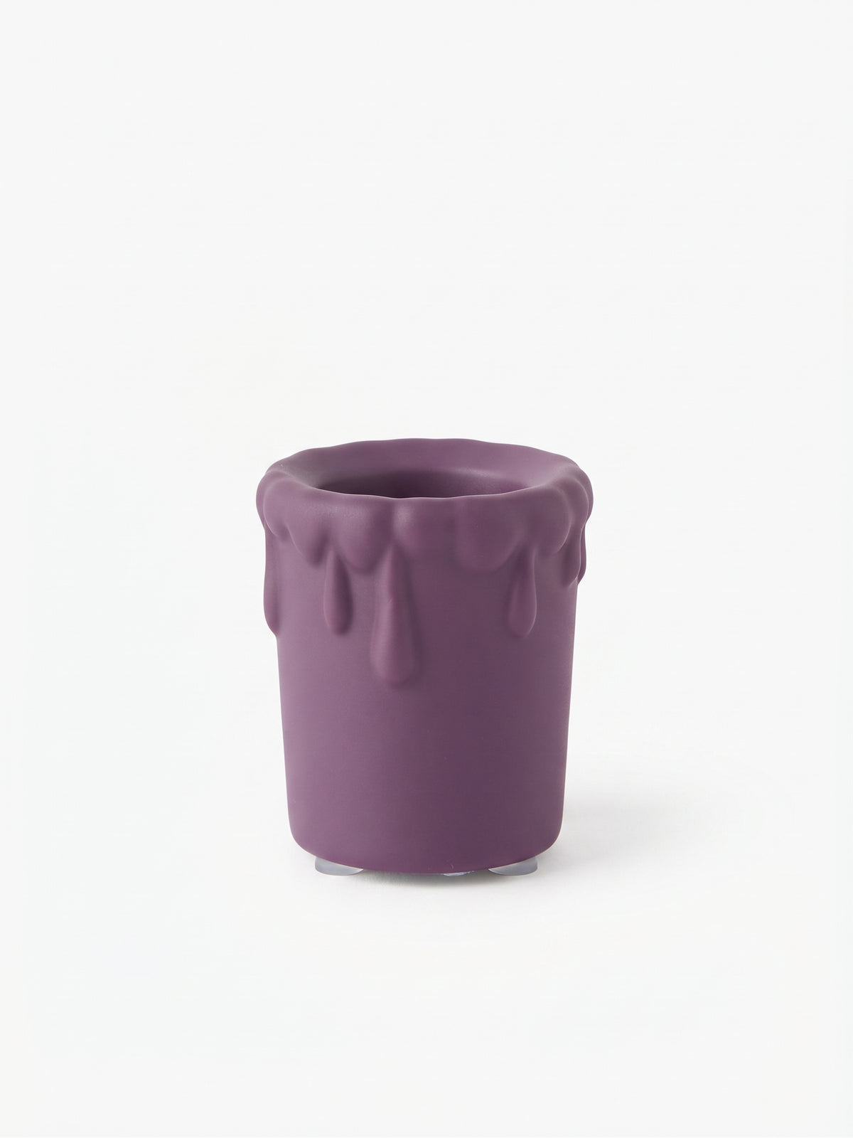 Suport de lumanari LX Collection mov – design topitor, ceramica mata, elegant si modern