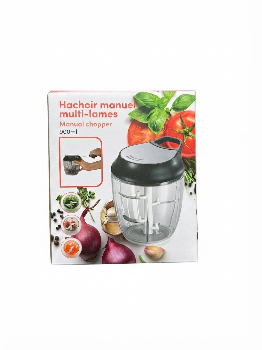 Tocator manual de legume cu 5 lame – eficiența și viteza în bucatarie, 900 ml.
