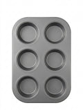 Forma de copt briose Blokker (6 cavitati) – tava antiaderenta pentru briose si muffin-uri