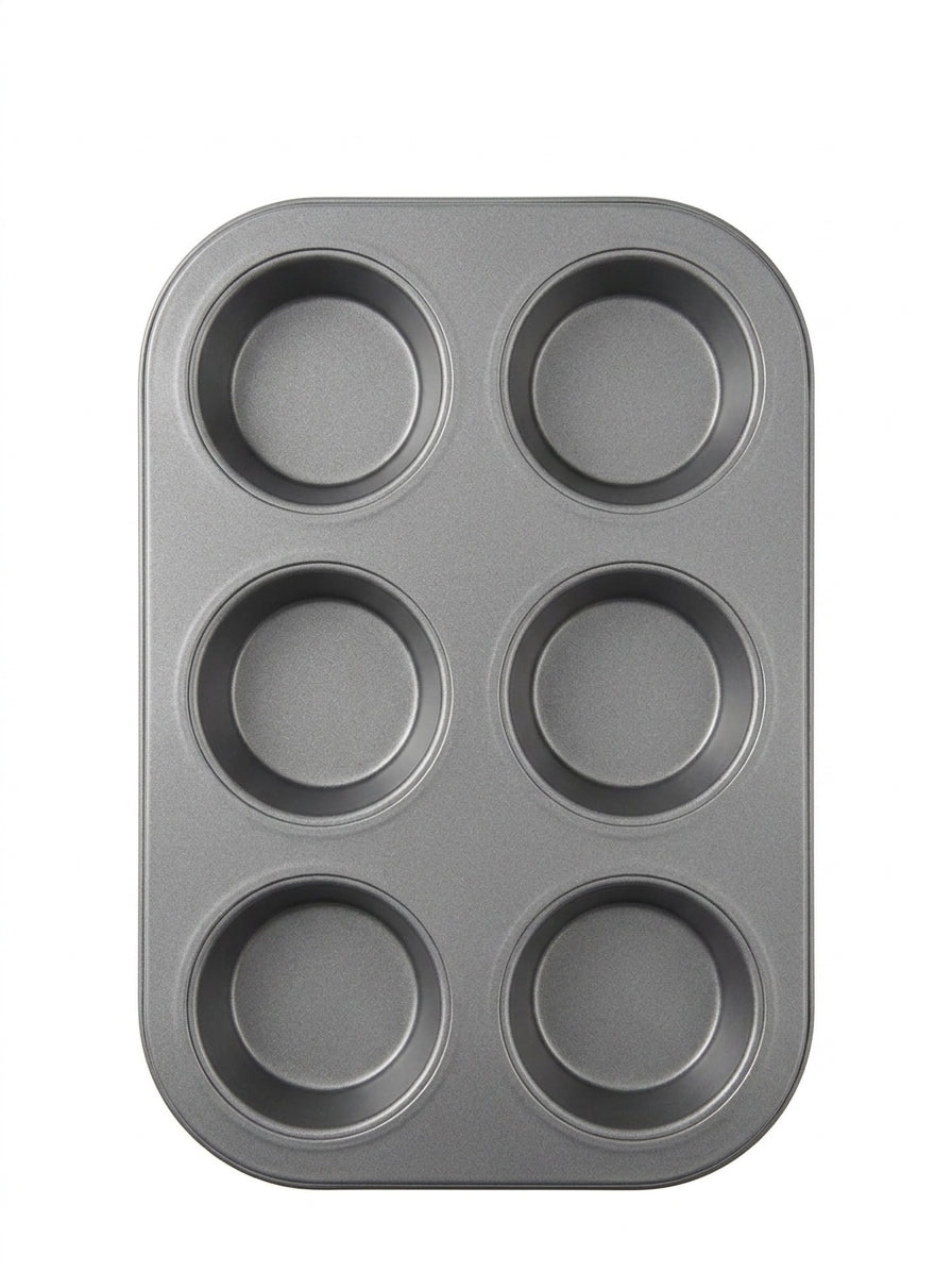 Forma de copt briose Blokker (6 cavitati) – tava antiaderenta pentru briose si muffin-uri