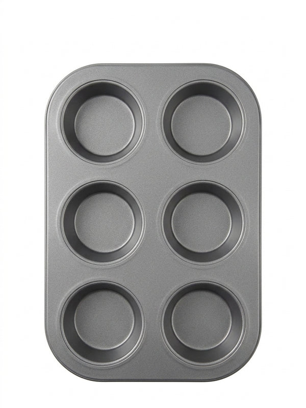 Forma de copt briose Blokker (6 cavitati) – tava antiaderenta pentru briose si muffin-uri