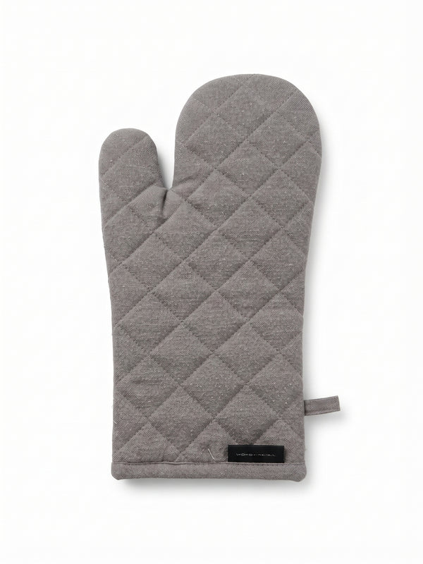 Manusa de bucatarie din bumbac organic, 19.5 x 28 cm, model Chambray gri