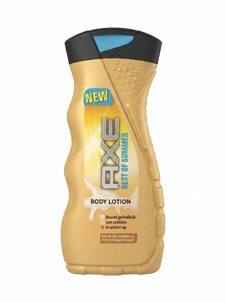 Lotiune de corp cu efect de bronzare progresiva AXE best of summer, 250 ml, hidratare si bronz natural