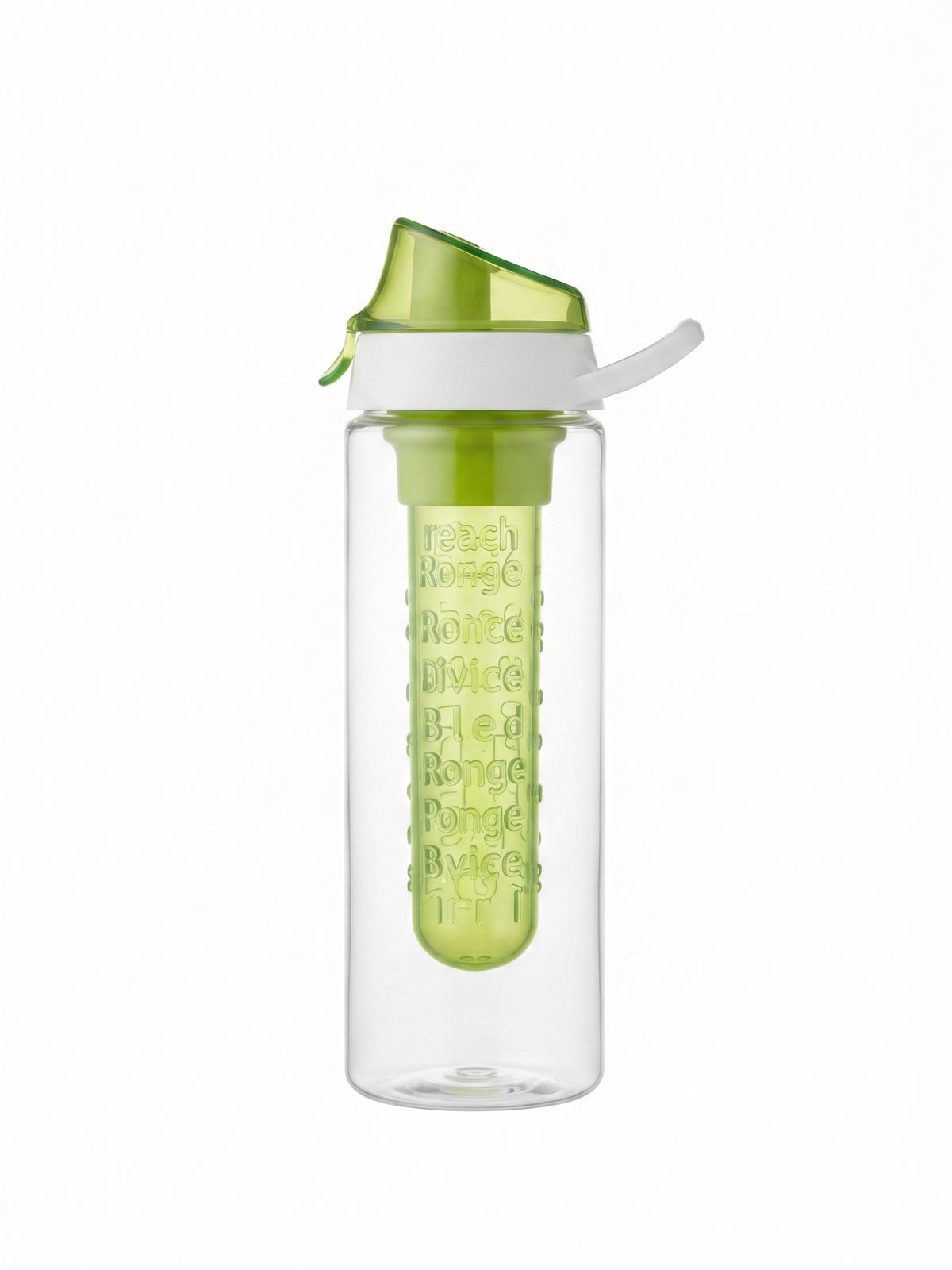 Sticla sport pentru apa cu infuzor de fructe Remalux, 1000 ml., verde/alb, plastic rezistent