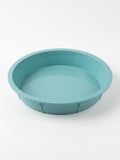 Forma de copt din silicon pentru tarte si prajituri, 25 x 4.5 cm, turquoise