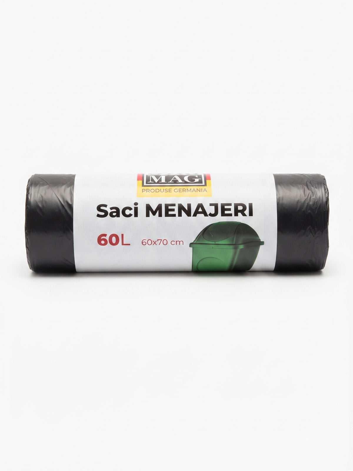 Saci menajeri 60L (60x70 cm), 20 bucati/rola, Germag, rezistenta crescuta, ideali pentru bucatarie sau restaurant