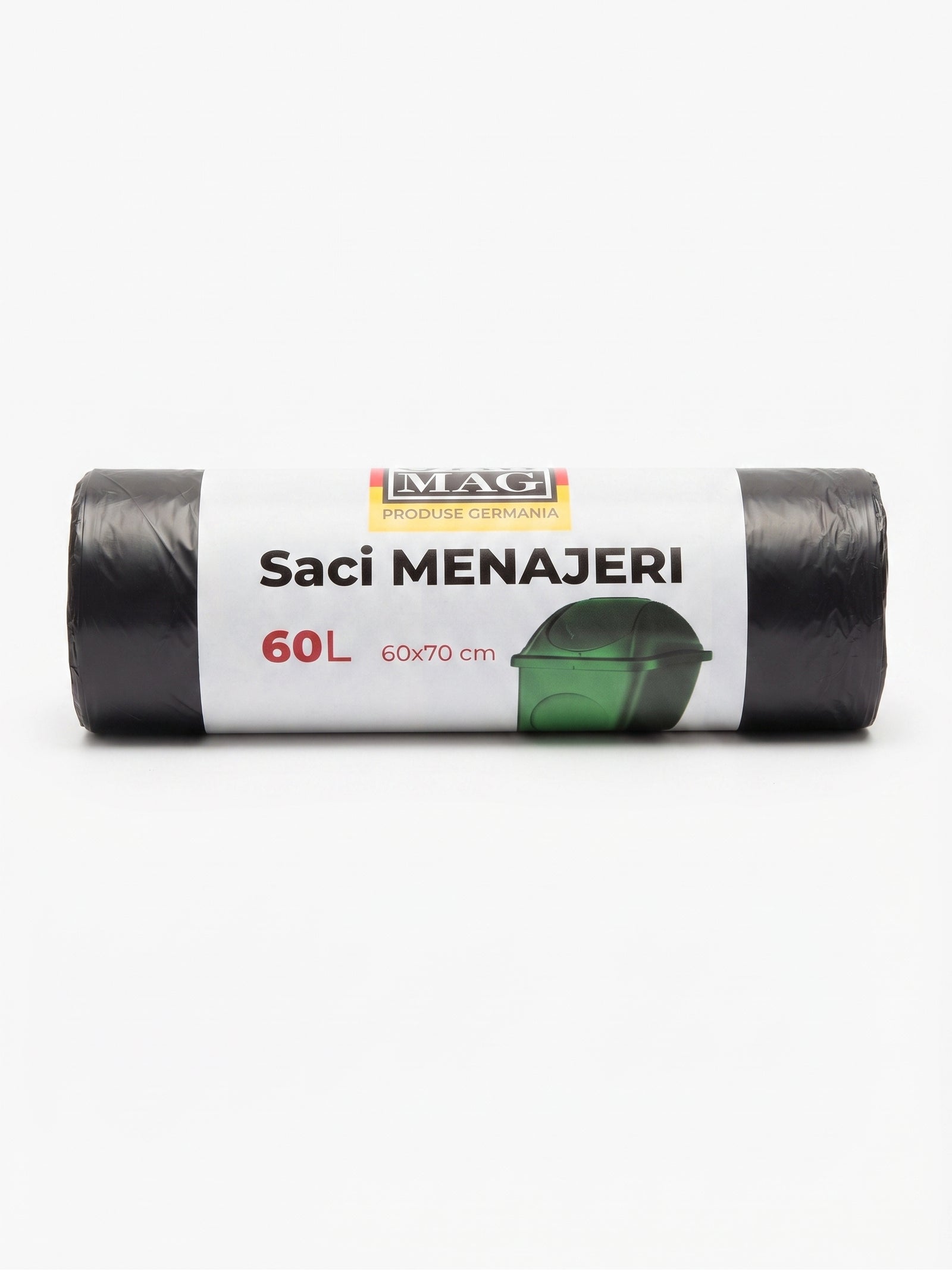 Saci menajeri 60L (60x70 cm), 20 bucati/rola, Germag, rezistenta crescuta, ideali pentru bucatarie sau restaurant