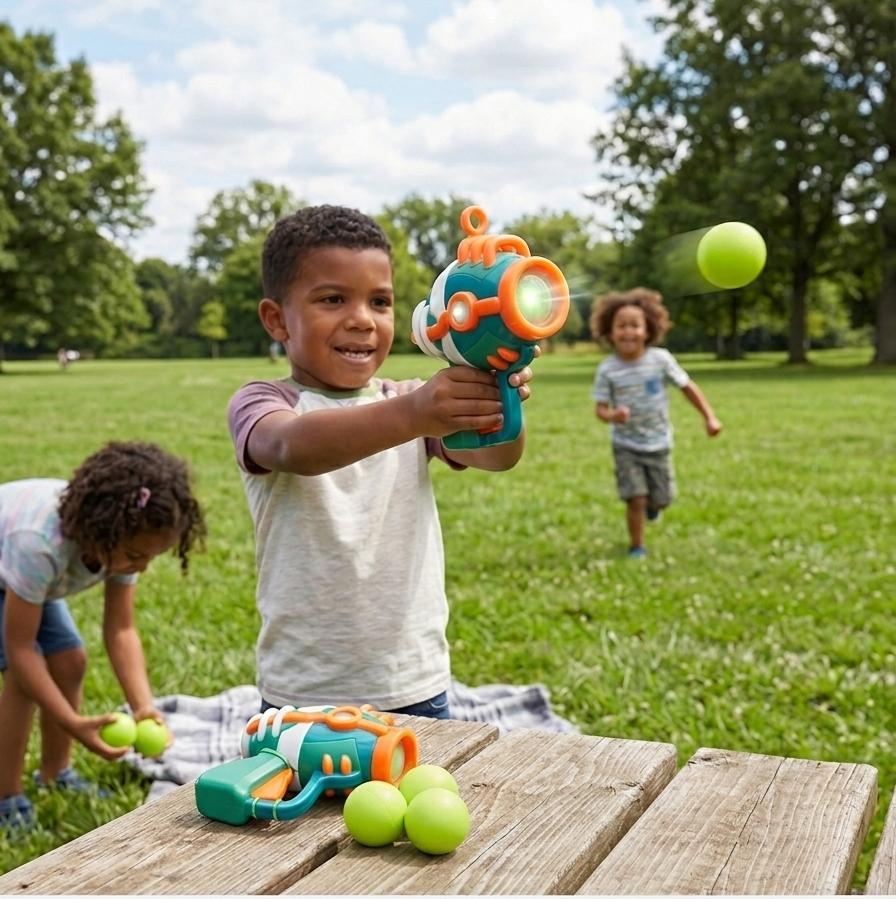 Lansator de bile PJ Masks-Romeo Blaster, jucarie interactiva pentru copii