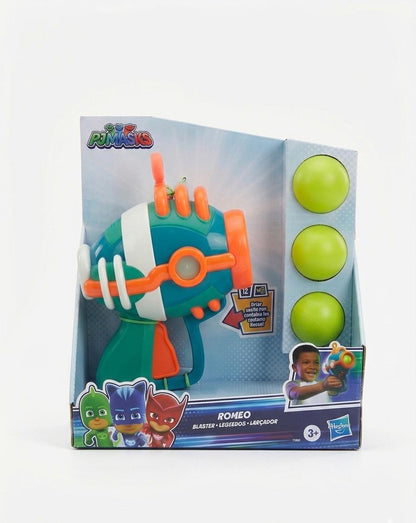 Lansator de bile PJ Masks-Romeo Blaster, jucarie interactiva pentru copii