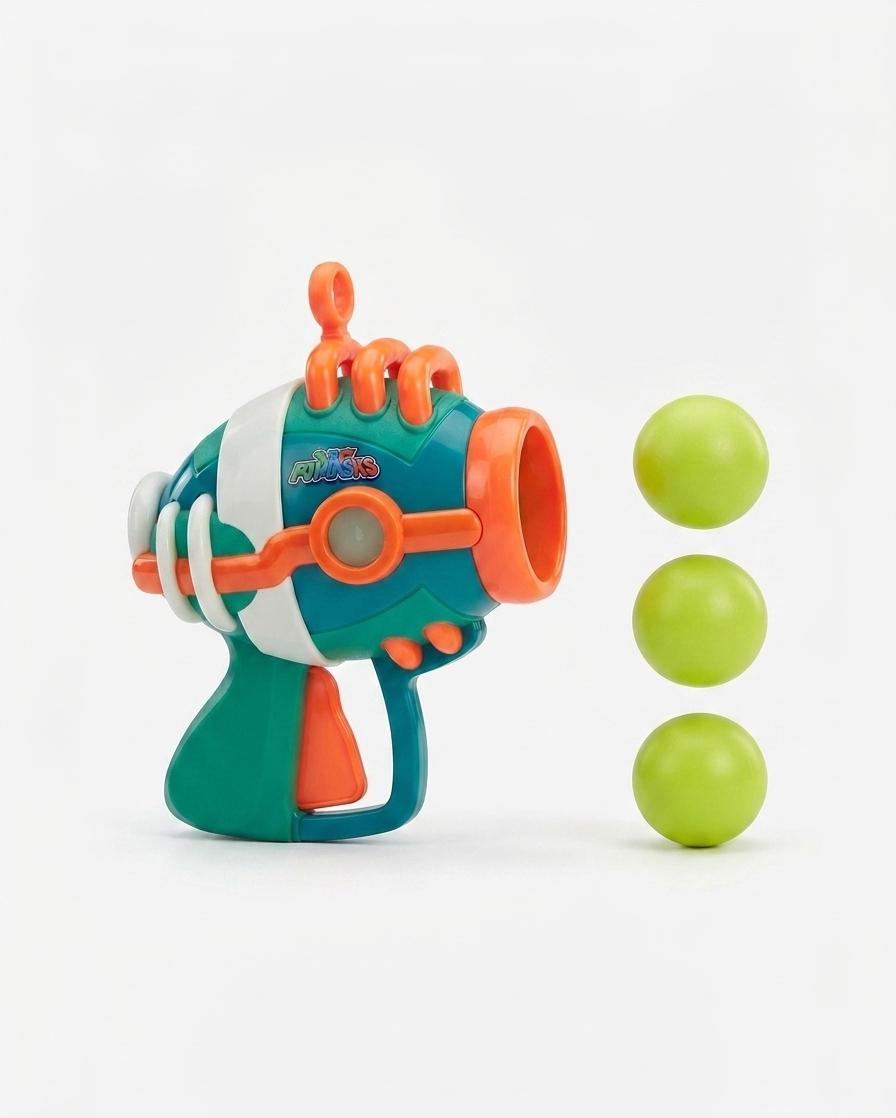 Lansator de bile PJ Masks-Romeo Blaster, jucarie interactiva pentru copii
