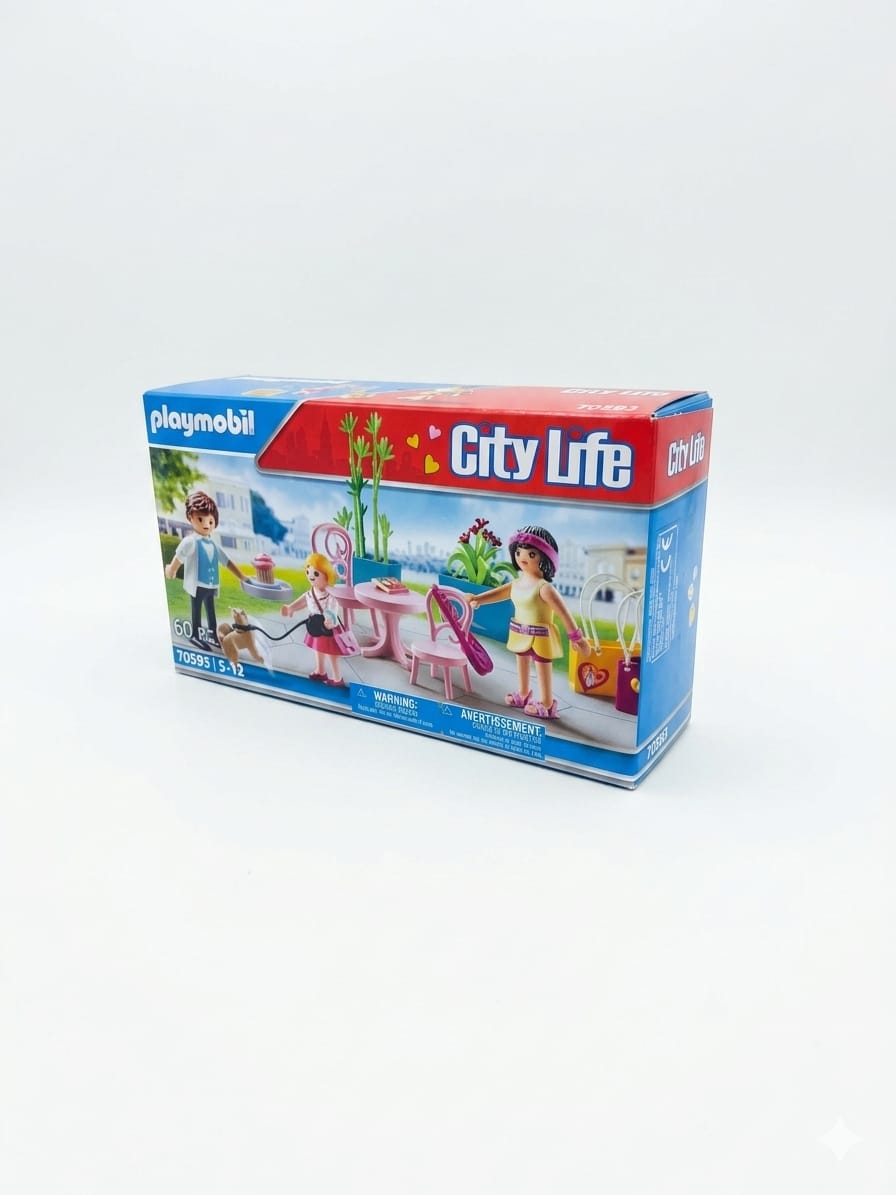 Set playmobil 70593 city life fashion store - jucarie interactiva cu 60 accesorii si figurine