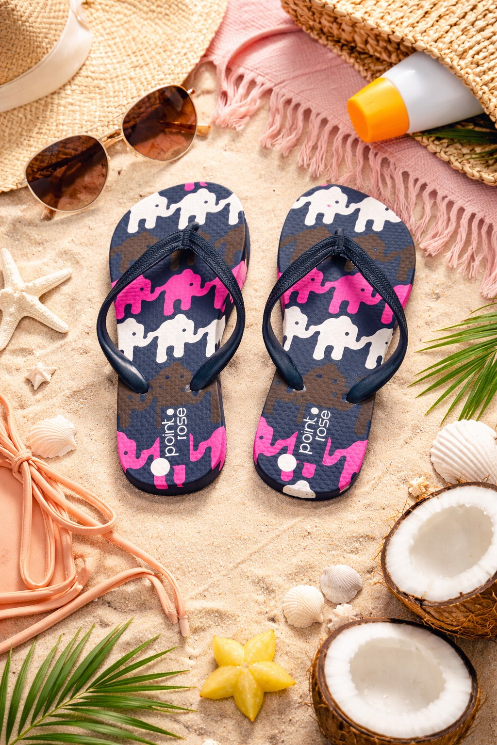 Slapi de plaja Marielle by Point Rose