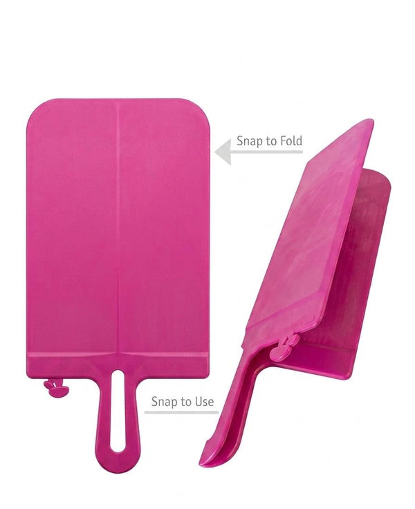 Tocător pliabil cu mâner Koziol Snap L – fund de tăiere multifuncțional, design ergonomic, glamour pink