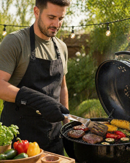 Manusa pentru gratar si aragaz BergHOFF, bumbac 100%, protectie extra lunga