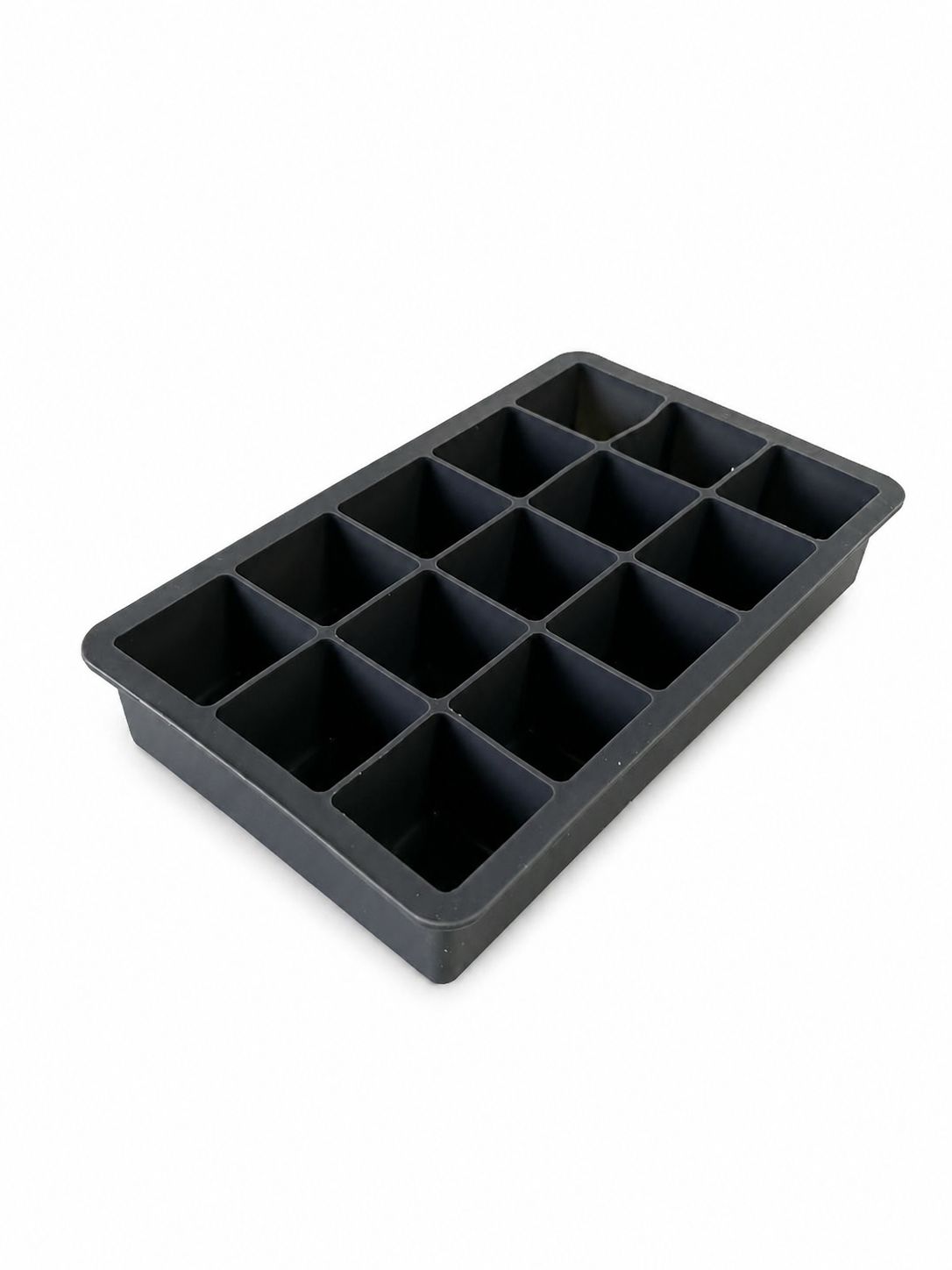 Tava pentru gheata din silicon premium – 15 cuburi mari, flexibila si usor de folosit