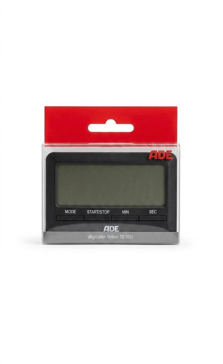 Timer digital de bucatarie ADE TD 1601 – cronometru cu magnet și ecran LCD mare