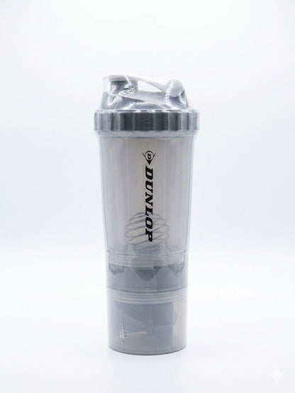 Bidon Shaker 3 in 1 pentru fitness, Dunlop 500 ml
