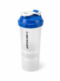 Bidon Shaker 3 in 1 pentru fitness, Dunlop 500 ml