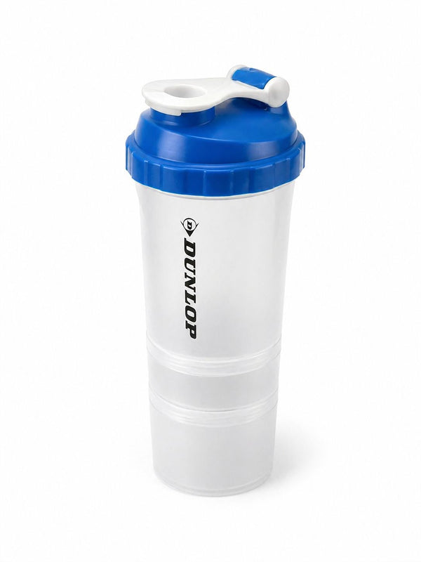 Bidon Shaker 3 in 1 pentru fitness, Dunlop 500 ml