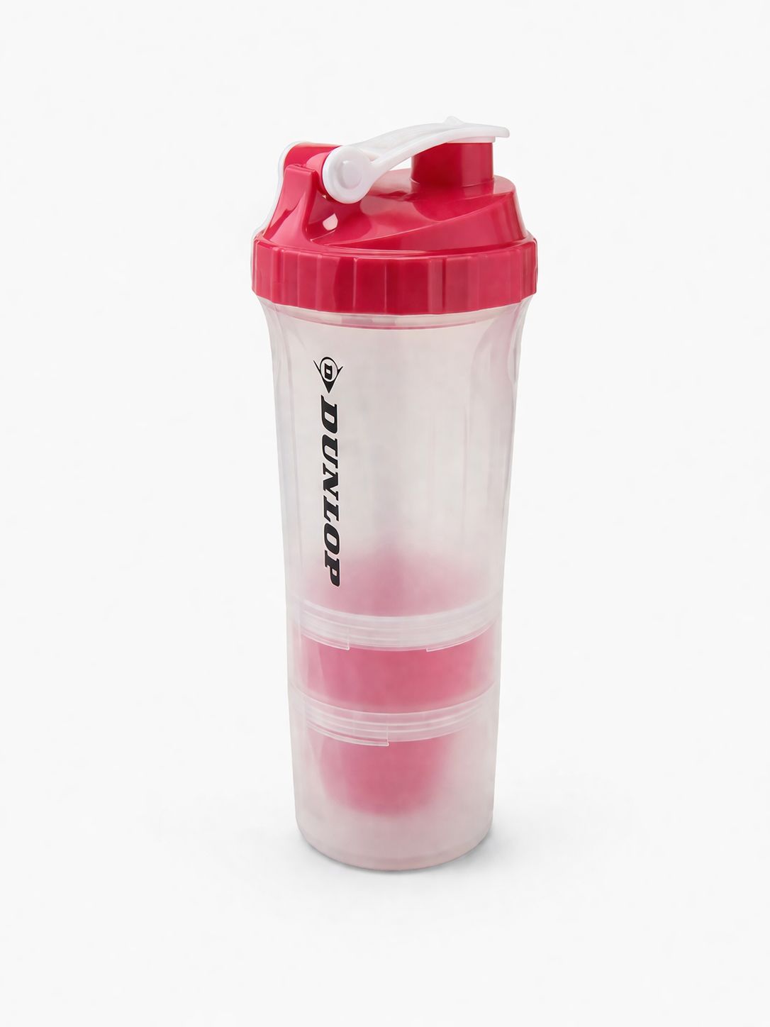 Bidon Shaker 3 in 1 pentru fitness, Dunlop 500 ml