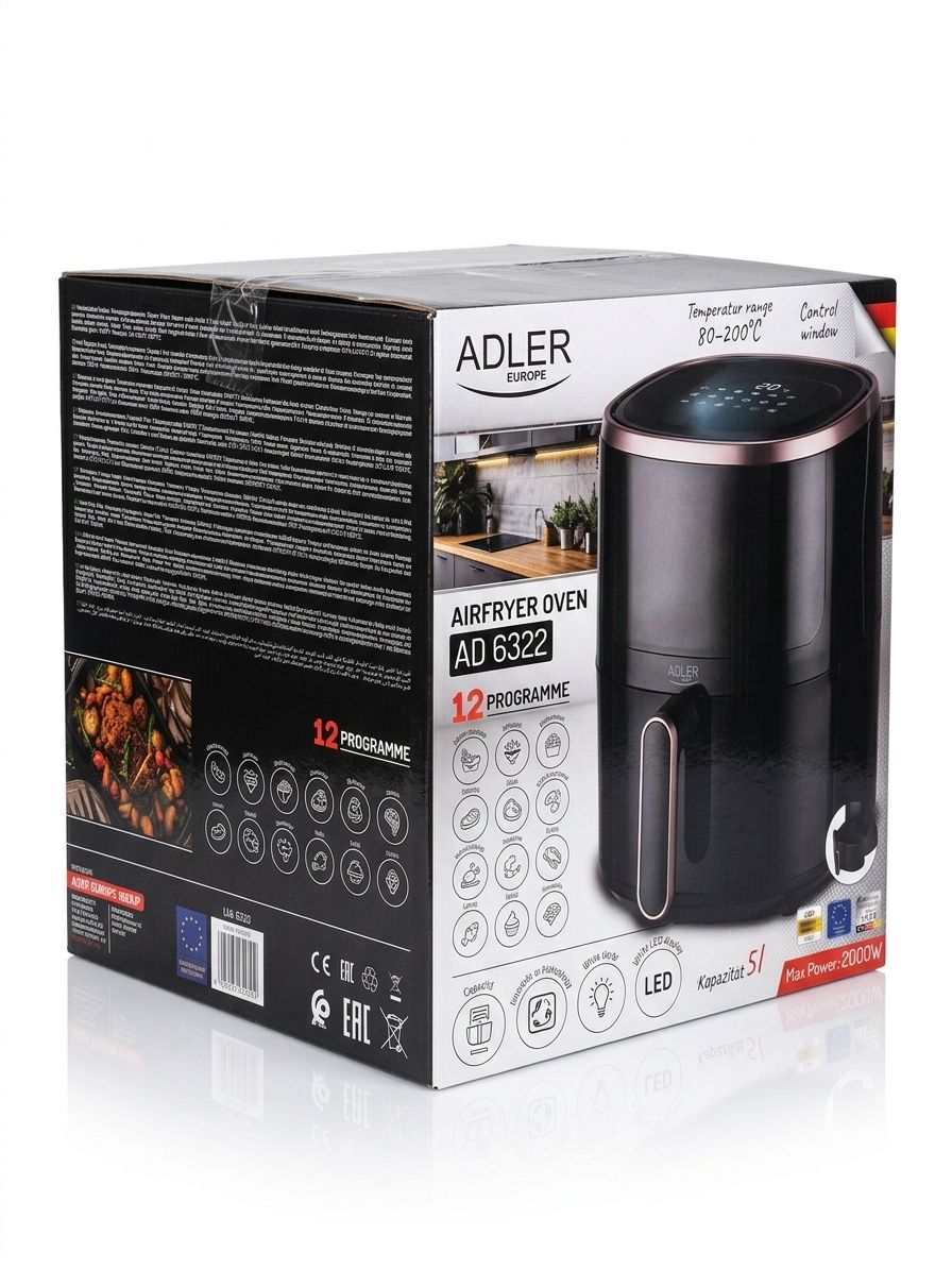 Airfryer cu aer cald Adler AD 6322
