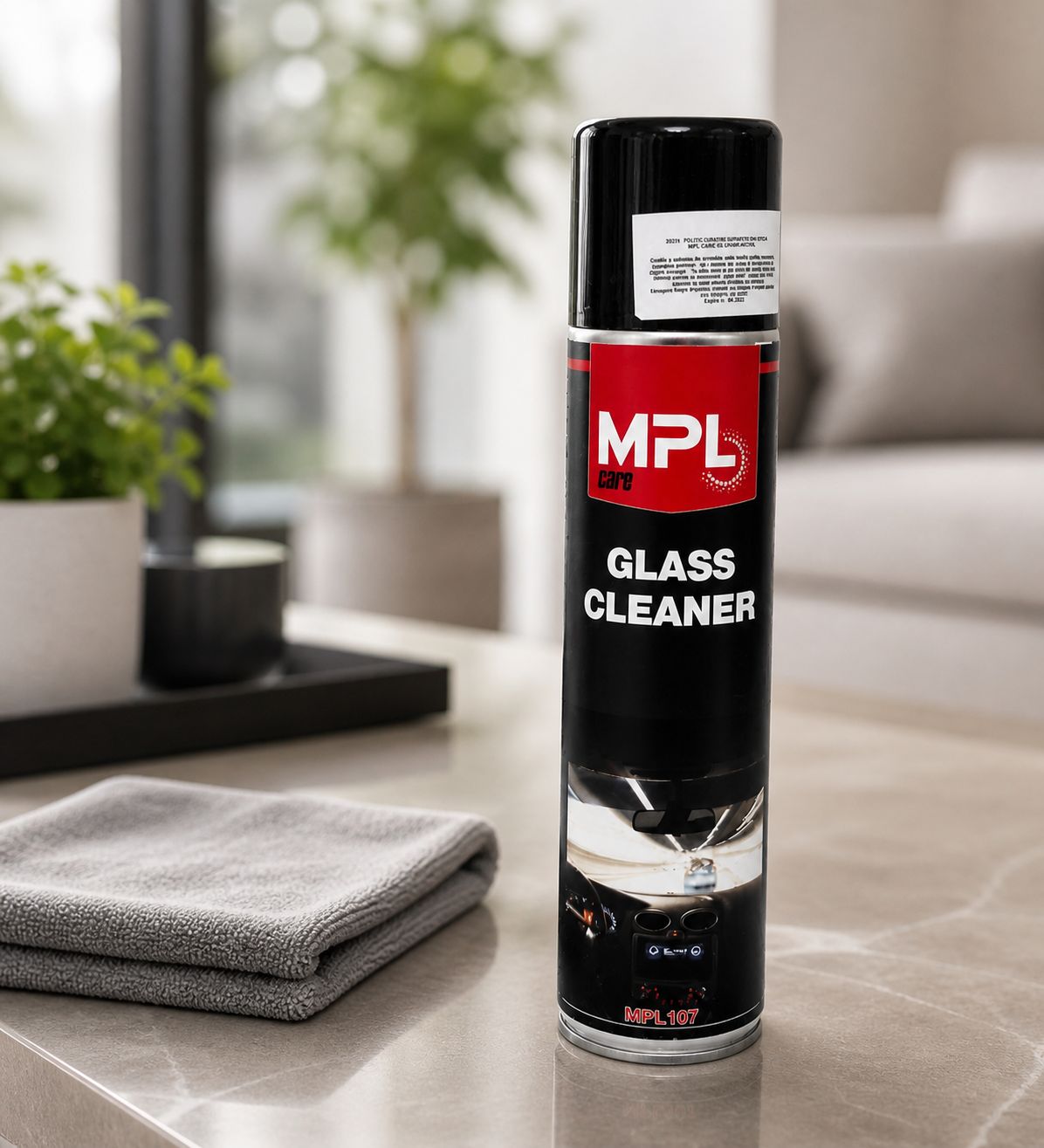 Solutie curatare geamuri si suprafete multiple MPL Care glass cleaner, 400ml