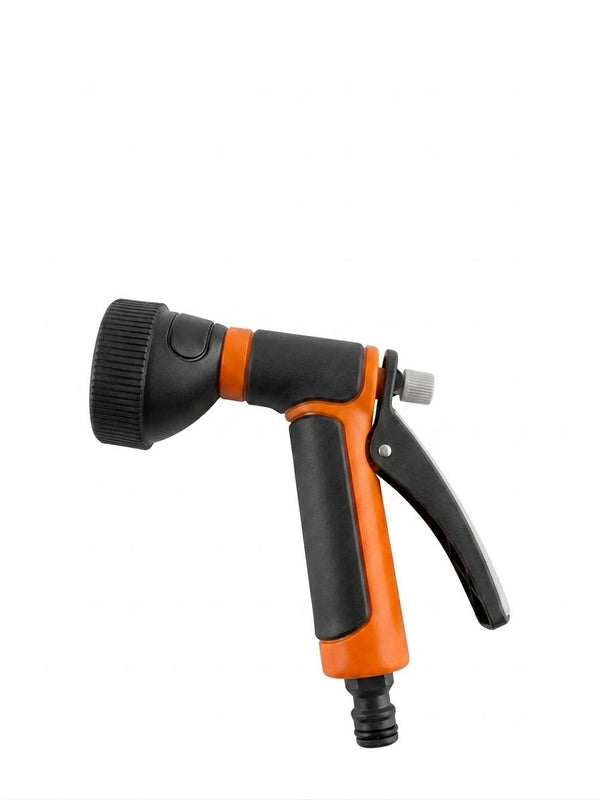 Pistol de stropit gradina multifunctional, 8 moduri de pulverizare, ergonomic, portocaliu/negru