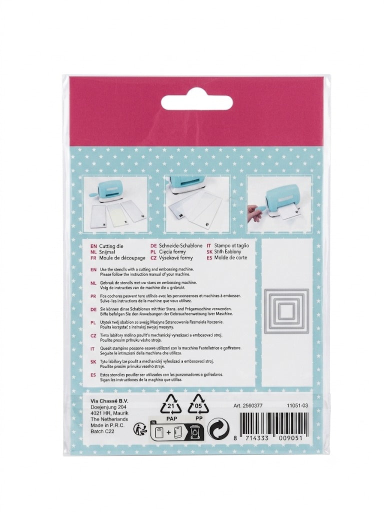 Matrite de taiere si embosare love 2 craft, set forme metalice stencil pentru scrapbooking si cardmaking, decupare hartie