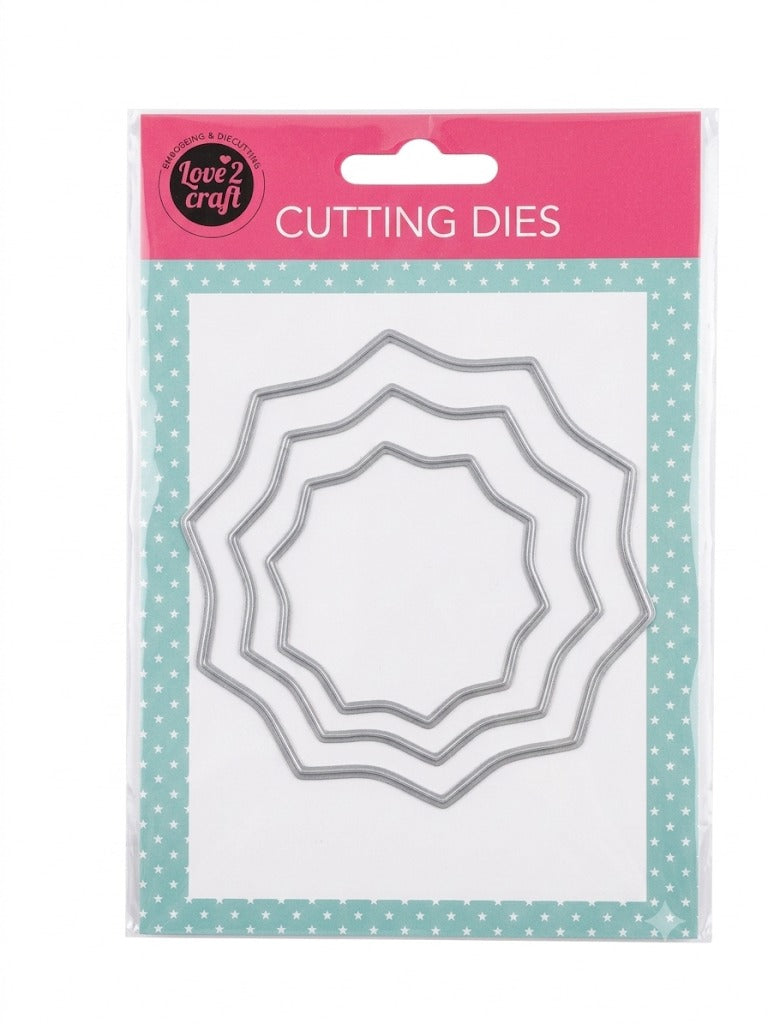 Matrite de taiere si embosare love 2 craft, set forme metalice stencil pentru scrapbooking si cardmaking, decupare hartie