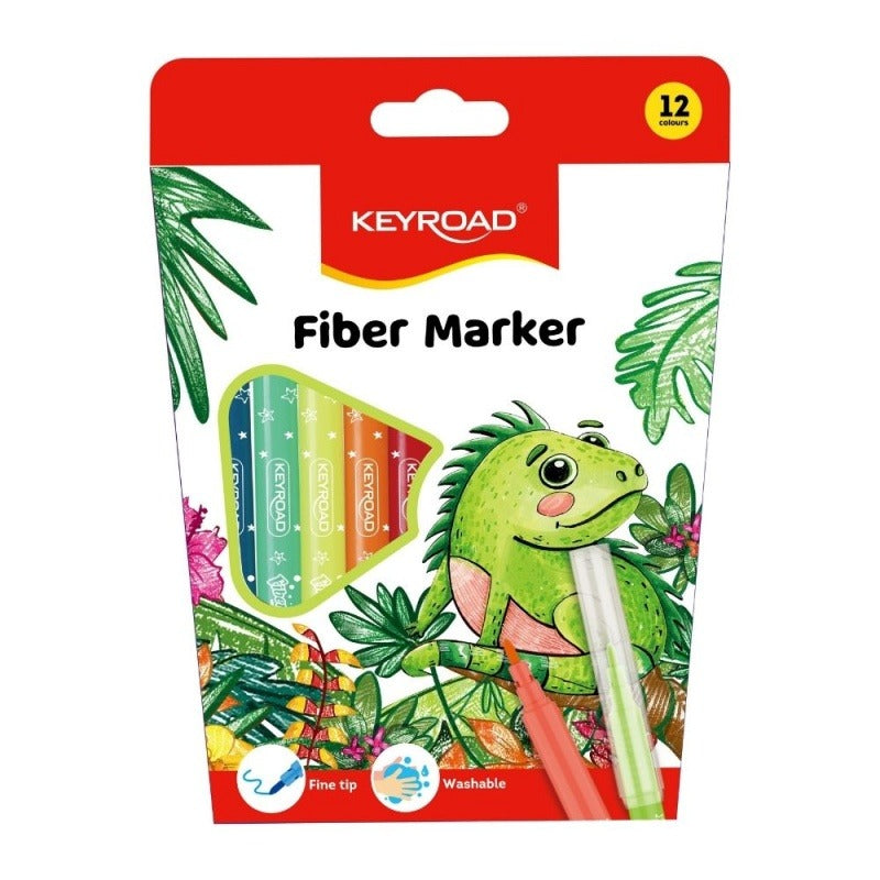 Carioca 12 culori KEYROAD Washable