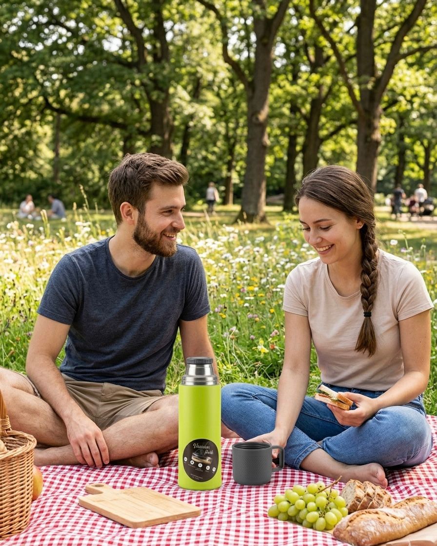 Termos vacuum flask din oțel inoxidabil, capacitate 0,5 litri